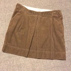 Lands’ End Canvas Corduroy Mini Skirt NWOT